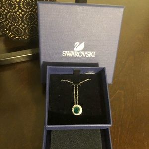 New authentic Swarovski “emerald” necklace